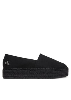 Calvin Klein Jeans Espadryle Flatform Esdparille Mg/Hdw YW0YW01737 Czarny ze sklepu MODIVO w kategorii Espadryle damskie - zdjęcie 181046650
