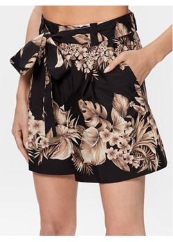 TWINSET Szorty materiałowe 231TT2503 Czarny Relaxed Fit ze sklepu MODIVO w kategorii Szorty - zdjęcie 181046781