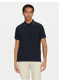 Calvin Klein Polo K10K114141 Granatowy Regular Fit ze sklepu MODIVO w kategorii T-shirty męskie - zdjęcie 181046811