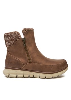 Skechers Botki Lovely Collab 167941/BRN Brązowy ze sklepu MODIVO w kategorii Botki - zdjęcie 181046852