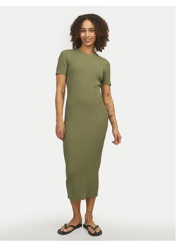 JJXX Sukienka dzianinowa Ellie 12254342 Zielony Slim Fit ze sklepu MODIVO w kategorii Sukienki - zdjęcie 181047013