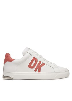 DKNY Sneakersy Abeni Lace Up Sneaker K1300916 Biały ze sklepu MODIVO w kategorii Buty sportowe damskie - zdjęcie 181047022