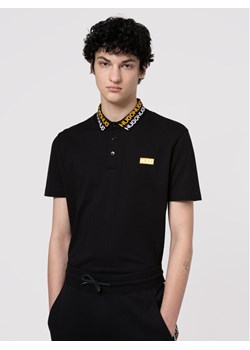 Hugo Polo Damago 50448861 Czarny Regular Fit ze sklepu MODIVO w kategorii T-shirty męskie - zdjęcie 181047043