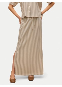 Vero Moda Spódnica maxi Mymilo 10321622 Beżowy Regular Fit ze sklepu MODIVO w kategorii Spódnice - zdjęcie 181047084