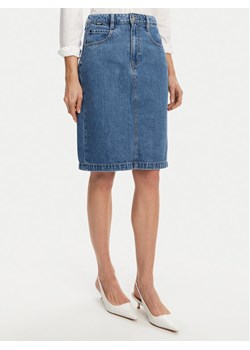 BOSS Spódnica jeansowa Cobaltide 50538596 Niebieski Regular Fit ze sklepu MODIVO w kategorii Spódnice - zdjęcie 181047141