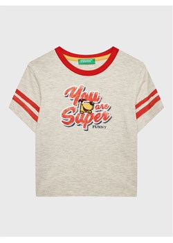 United Colors Of Benetton T-Shirt 3096G108K Szary Regular Fit ze sklepu MODIVO w kategorii T-shirty chłopięce - zdjęcie 181047163