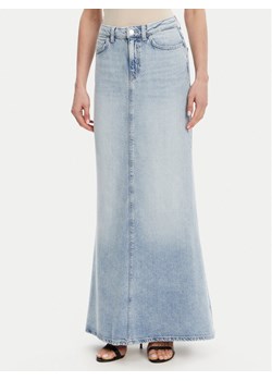 Guess Spódnica jeansowa W5GD83 D5B96 Niebieski Regular Fit ze sklepu MODIVO w kategorii Spódnice - zdjęcie 181047242