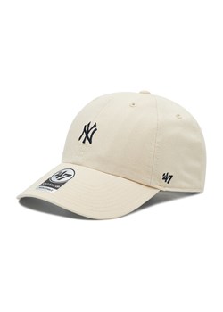 47 Brand Czapka z daszkiem New York Yankees MLB Base Runner Clean Up B-BSRNR17GWS-NT Beżowy ze sklepu MODIVO w kategorii Czapki dziecięce - zdjęcie 181047313