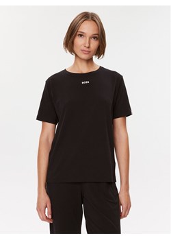 Boss Koszulka piżamowa 50500326 Czarny Regular Fit ze sklepu MODIVO w kategorii Piżamy damskie - zdjęcie 181047360