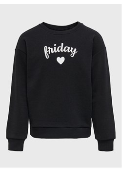 Kids ONLY Bluza Weekday 15271381 Czarny Regular Fit ze sklepu MODIVO w kategorii Bluzy dziewczęce - zdjęcie 181047491