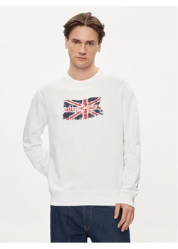 Pepe Jeans Bluza Ruwan PM582669 Biały Regular Fit ze sklepu MODIVO w kategorii Bluzy męskie - zdjęcie 181047501