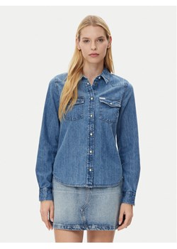 Guess Koszula W5RH35 D5M81 Niebieski Regular Fit ze sklepu MODIVO w kategorii Koszule damskie - zdjęcie 181047622