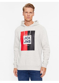 Jack&Jones Bluza Oscar 12235248 Szary Regular Fit ze sklepu MODIVO w kategorii Bluzy męskie - zdjęcie 181047654