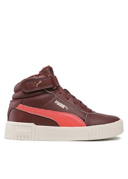 Puma Sneakersy Carina 2.0 Mid Wtr Jr 387380 02 Bordowy ze sklepu MODIVO w kategorii Trampki damskie - zdjęcie 181047740