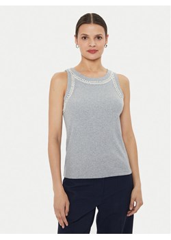 ViCOLO Top RB0606 Szary Slim Fit ze sklepu MODIVO w kategorii Bluzki damskie - zdjęcie 181047750