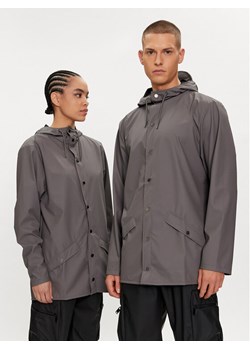 Rains Kurtka przeciwdeszczowa Jacket W3 12010 Szary Regular Fit ze sklepu MODIVO w kategorii Kurtki męskie - zdjęcie 181047830