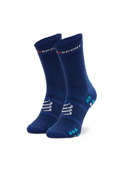Compressport Skarpety wysokie unisex Pro Racing Socks V4.0 Run High XU00046B_533 Granatowy ze sklepu MODIVO w kategorii Skarpetki damskie - zdjęcie 181047883
