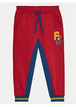 United Colors Of Benetton Spodnie dresowe 32N4GF03X Czerwony Regular Fit ze sklepu MODIVO w kategorii Spodnie chłopięce - zdjęcie 181047940