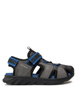 Geox Sandały J Sandal Airadyum Bo J45F1F 014ME C0069 S Szary ze sklepu MODIVO w kategorii Sandały dziecięce - zdjęcie 181048012