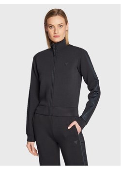 Guess Bluza New Allie Scuba V2YQ17 K7UW2 Czarny Regular Fit ze sklepu MODIVO w kategorii Bluzy damskie - zdjęcie 181048060