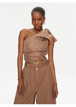 Pinko Bluzka Nosiola 102780 Y3LE Brązowy Slim Fit ze sklepu MODIVO w kategorii Bluzki damskie - zdjęcie 181048080