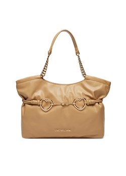 LOVE MOSCHINO Torebka JC4036PP1MLB0105 Beżowy ze sklepu MODIVO w kategorii Torby Shopper bag - zdjęcie 181048252