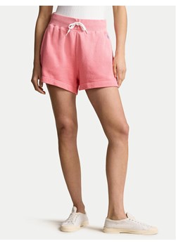 Polo Ralph Lauren Szorty sportowe 211935586001 Różowy Relaxed Fit ze sklepu MODIVO w kategorii Szorty - zdjęcie 181048363