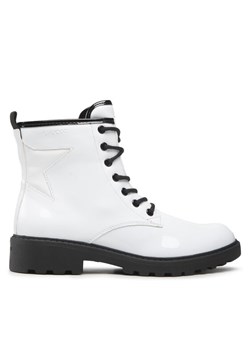 Geox Trapery J Casey G. G J9420G 000HH C0404 D Biały ze sklepu MODIVO w kategorii Buty zimowe dziecięce - zdjęcie 181048413