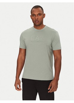 EA7 Emporio Armani T-Shirt 7M000224 AF10375 U9024 Zielony Regular Fit ze sklepu MODIVO w kategorii T-shirty męskie - zdjęcie 181048470