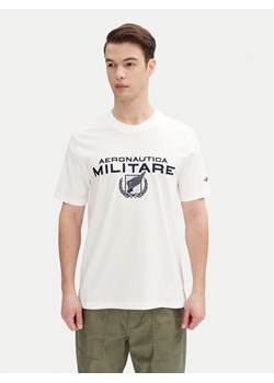Aeronautica Militare T-Shirt 251TS2379J674 Biały Regular Fit ze sklepu MODIVO w kategorii T-shirty męskie - zdjęcie 181048480