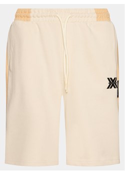 Richmond X Szorty sportowe Abram UMP24063BE Beżowy Regular Fit ze sklepu MODIVO w kategorii Spodenki męskie - zdjęcie 181048641