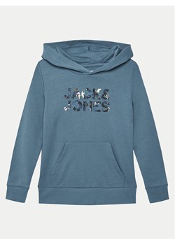 Jack&Jones Junior Bluza 12268859 Niebieski Relaxed Fit ze sklepu MODIVO w kategorii Bluzy chłopięce - zdjęcie 181048733