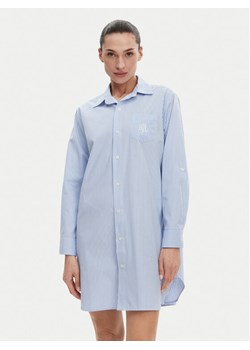 LAUREN RALPH LAUREN Koszula nocna ILN32315 Niebieski Relaxed Fit ze sklepu MODIVO w kategorii Koszule nocne - zdjęcie 181048771