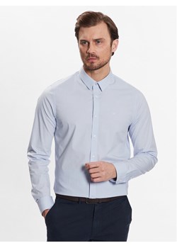 Calvin Klein Koszula K10K110856 Niebieski Slim Fit ze sklepu MODIVO w kategorii Koszule męskie - zdjęcie 181048822
