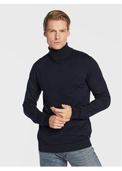 Petrol Industries Golf Essential M-NOOS-KWC001 Granatowy Regular Fit ze sklepu MODIVO w kategorii Swetry męskie - zdjęcie 181048922