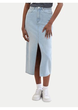 Tom Tailor Denim Spódnica jeansowa 1040888 Niebieski Regular Fit ze sklepu MODIVO w kategorii Spódnice - zdjęcie 181048924