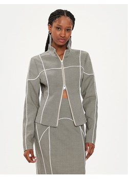 Gestuz Bluza Pippa 10908665 Szary Slim Fit ze sklepu MODIVO w kategorii Bluzy damskie - zdjęcie 181049030