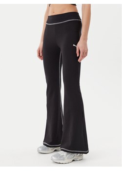 Puma Legginsy Dare To 629809 Czarny Slim Fit ze sklepu MODIVO w kategorii Spodnie damskie - zdjęcie 181049124