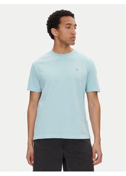 Calvin Klein Jeans T-Shirt Painted J30J327523 Zielony Regular Fit ze sklepu MODIVO w kategorii T-shirty męskie - zdjęcie 181049211