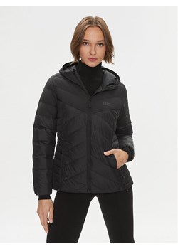 Jack Wolfskin Kurtka puchowa Tundra Down Hoody 1206642 Czarny Slim Fit ze sklepu MODIVO w kategorii Kurtki damskie - zdjęcie 181049304