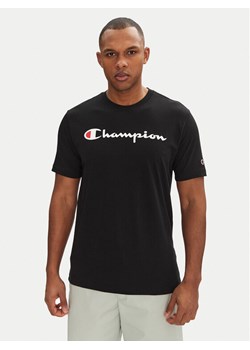 Champion T-Shirt 220256 Czarny Standard Fit ze sklepu MODIVO w kategorii T-shirty męskie - zdjęcie 181049311