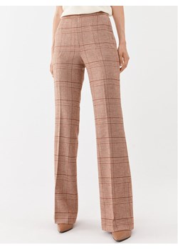 TWINSET Spodnie materiałowe 232TP2754 Brązowy Regular Fit ze sklepu MODIVO w kategorii Spodnie damskie - zdjęcie 181049421