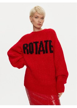 ROTATE Sweter Brandy 1137491292 Czerwony Loose Fit - id: 0000304473210 - marki Rotate - 181049440 ROTATE Sweter Brandy 1137491292 Czerwony Loose Fit ze sklepu MODIVO w kategorii Swetry damskie - zdjęcie 181049440