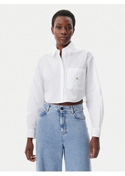 Calvin Klein Jeans Koszula J20J225078 Biały Relaxed Fit ze sklepu MODIVO w kategorii Koszule damskie - zdjęcie 181049500