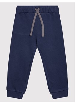 United Colors Of Benetton Spodnie dresowe 3J70GF010 Granatowy Regular Fit ze sklepu MODIVO w kategorii Spodnie chłopięce - zdjęcie 181049992