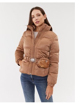 Guess Kurtka puchowa Lucia W3BL19 WEX12 Brązowy Regular Fit ze sklepu MODIVO w kategorii Kurtki damskie - zdjęcie 181050040