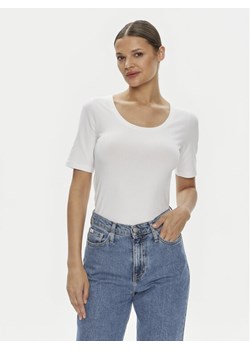 Gant T-Shirt 4203491 Biały Slim Fit ze sklepu MODIVO w kategorii Bluzki damskie - zdjęcie 181050051