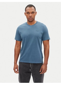 Pepe Jeans T-Shirt Jacko PM508664 Niebieski Regular Fit ze sklepu MODIVO w kategorii T-shirty męskie - zdjęcie 181050083