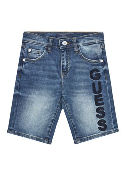 Guess Szorty jeansowe L5GD01 D4GV0 Niebieski Regular Fit ze sklepu MODIVO w kategorii Spodenki chłopięce - zdjęcie 181050154