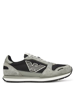 Emporio Armani Sneakersy X4X537 XN730 U549 Szary ze sklepu MODIVO w kategorii Buty sportowe męskie - zdjęcie 181050223